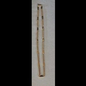 Vintage Monet Gold-Tone Chain Link Necklace, 24" - Elegant Design